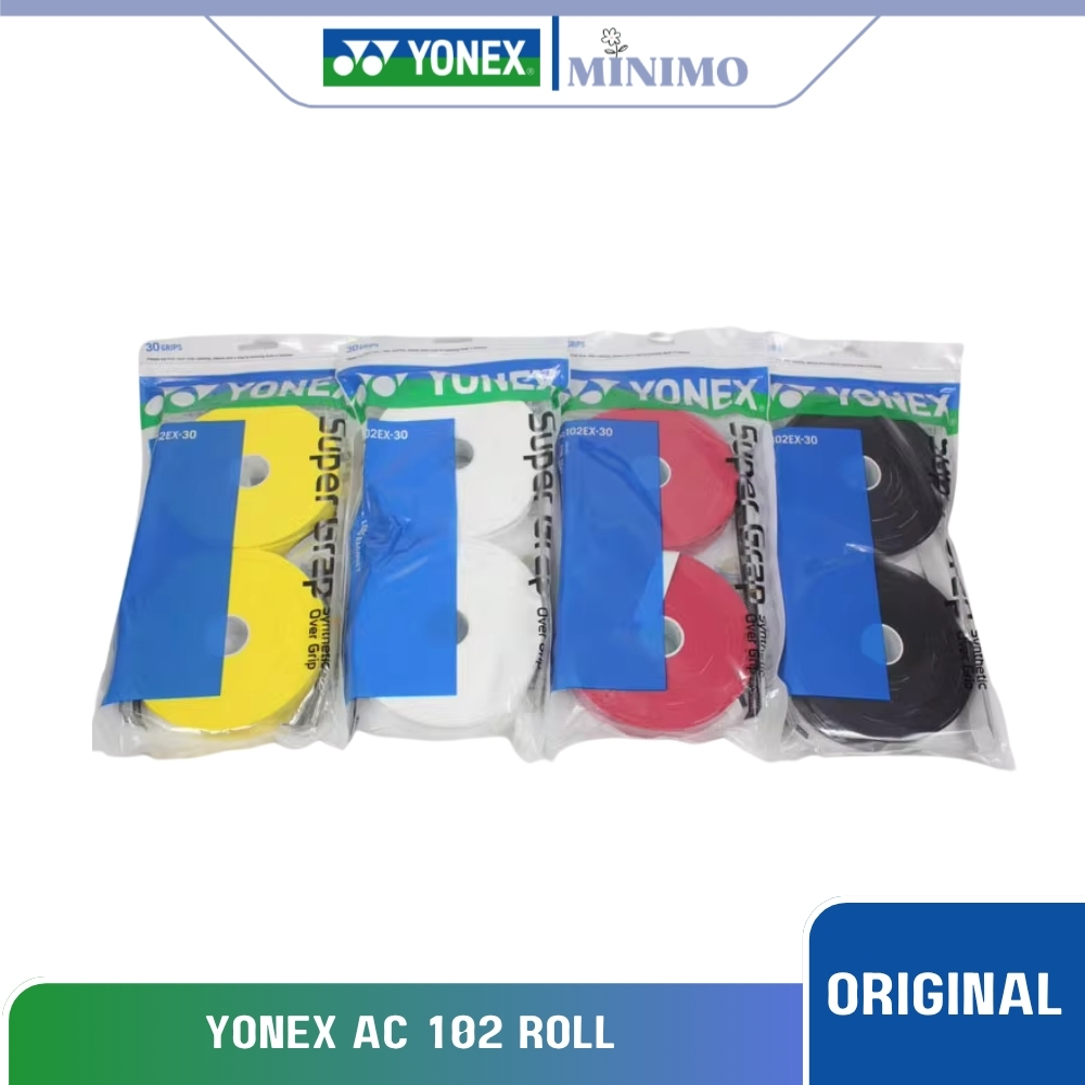 Grip Raket Badminton Yonex AC 102 EX Roll - 15 Pcs / Roll Original 100%