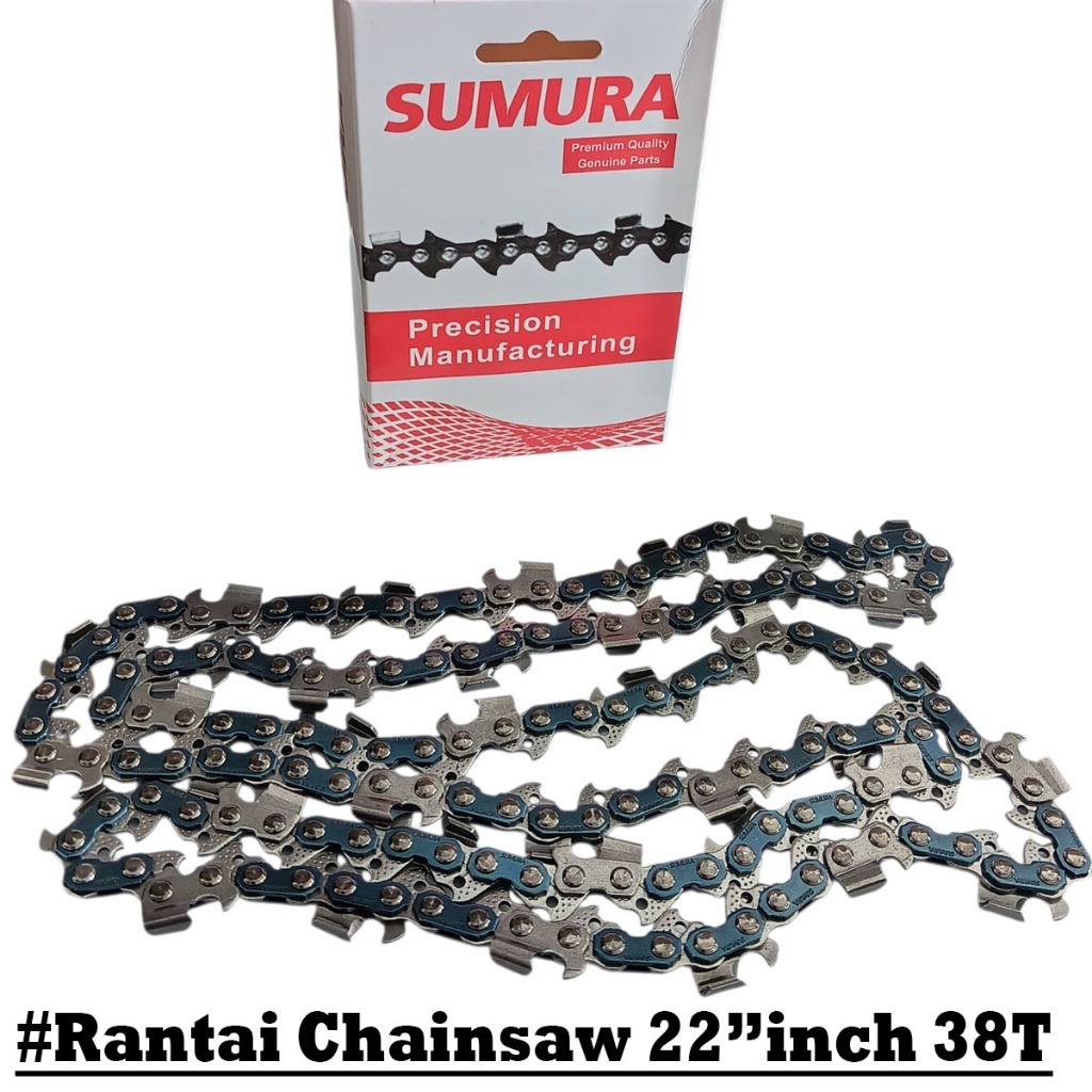 RANTAI Chainsaw 22" 38T MAESTRO SUMURA / RANTAI Senso Mesin Potong Gergaji Kayu Chain Saw 22 Inch 38