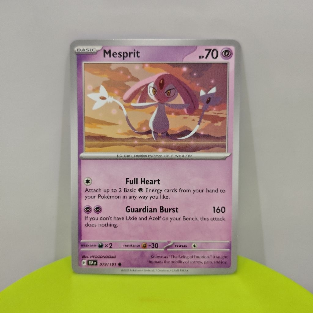 Kartu Pokemon Mesprit SSP 079/191 Bahasa English
