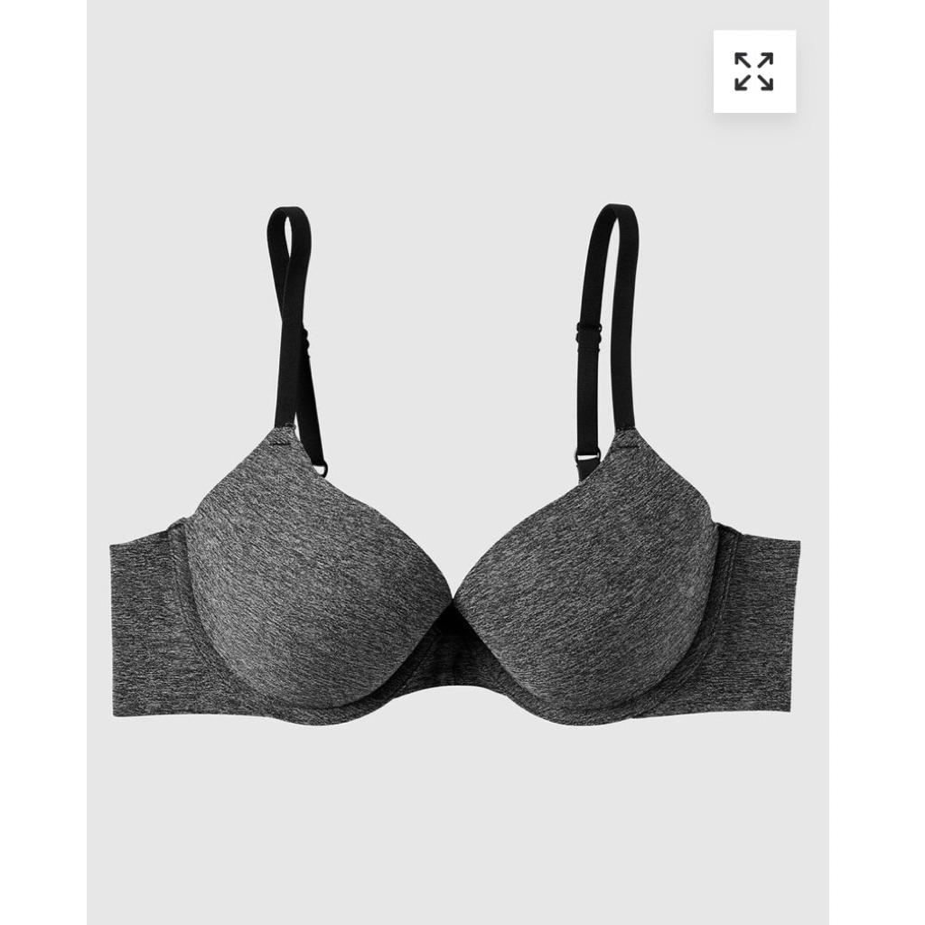 La senza Sexy Comfort Lightly Lined Demi Tshirt Bra Smoulder Black Lasenza Wired Padded Bra Lingerie