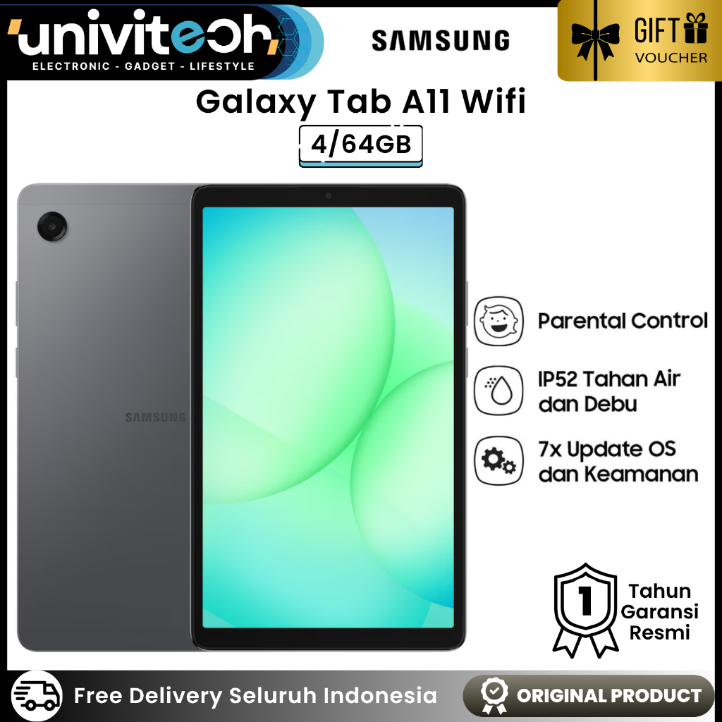 Tablet Samsung Galaxy Tab A11 Wifi 4/64GB Mediatek Helio G99 8.7" 90Hz 5100mAh
