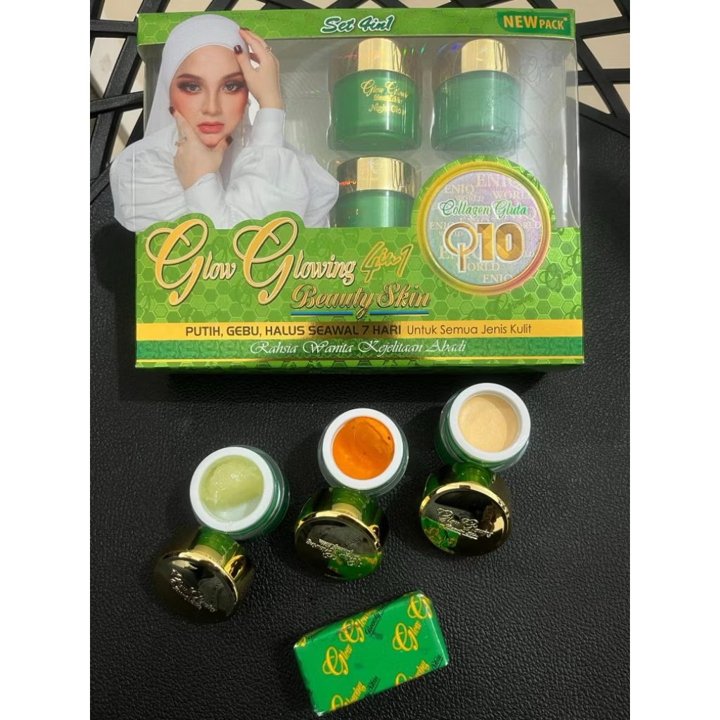 BESTSELLER DAY PINKY NIGHT CREAM KRIM GG GLOW GLOWING SKINCARE ASLI ORIGINAL MALAYSIA Glow Glowing 4