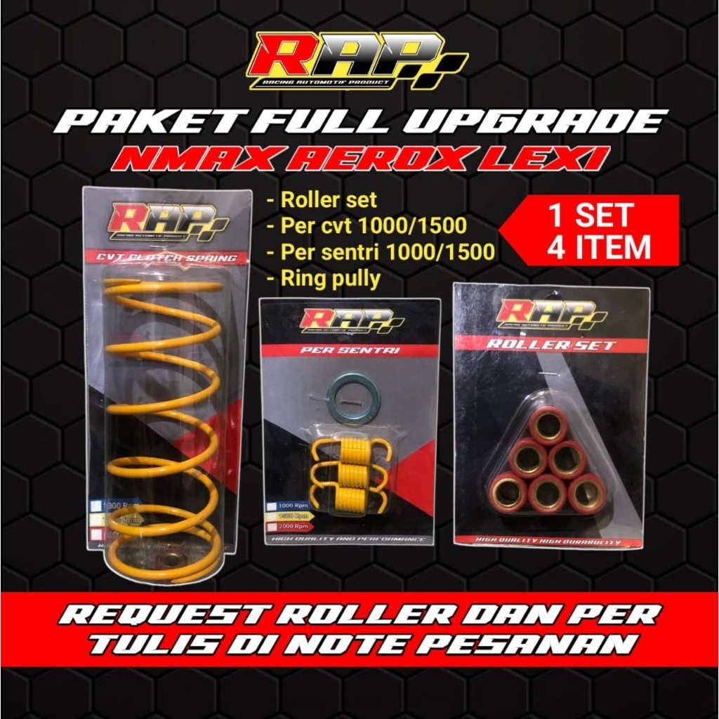 PAKET UPGRADE CVT NMAX AEROX LEXY PAKET UPGRADE CVT PAKET KIRIAN CVT