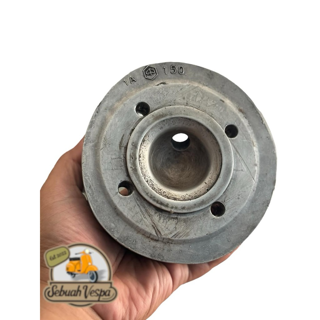 Head / Kop Blok Bureng Vespa Excel Kode 1A Original Copotan