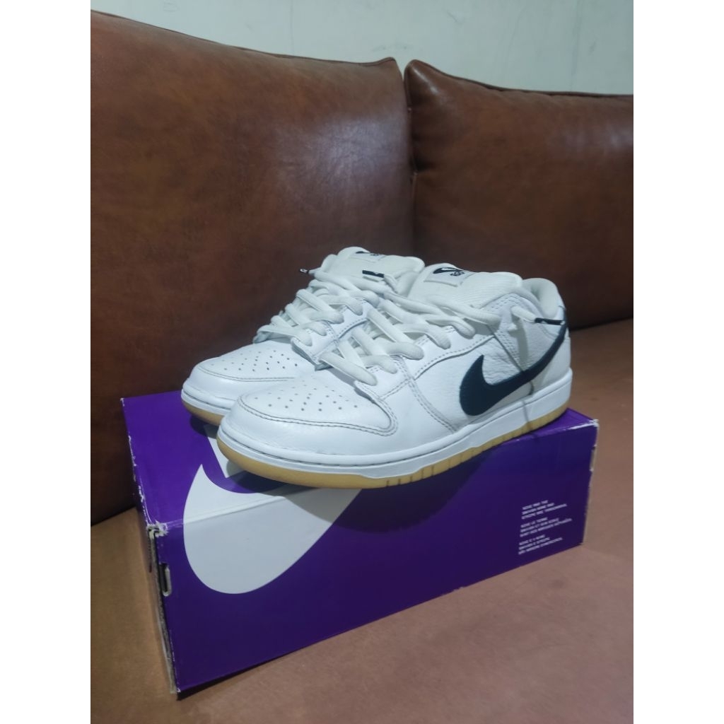 nike sb dunk white gum sz 42,5 ori
