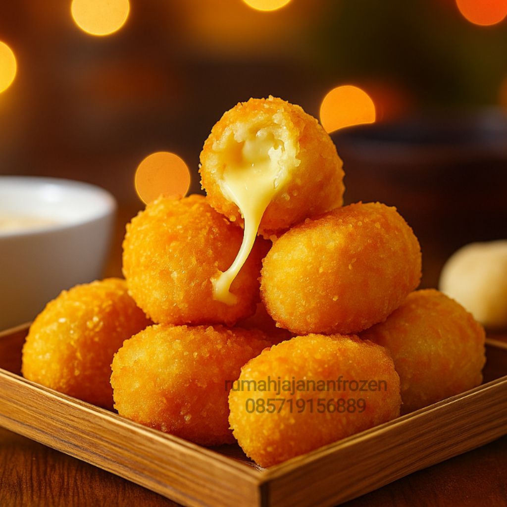 Kroket Kentang isi Keju Mozzarella