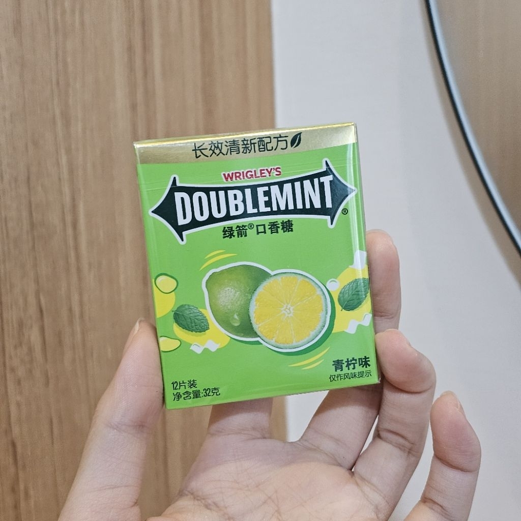 DOUBLEMINT GUM LIME MINT FLAVOR