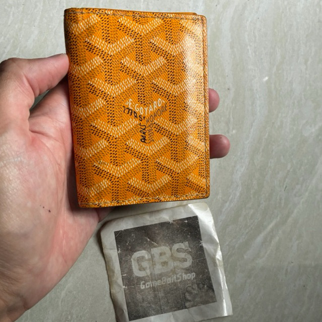 Goyard Saint Marc Card Wallet Yellow