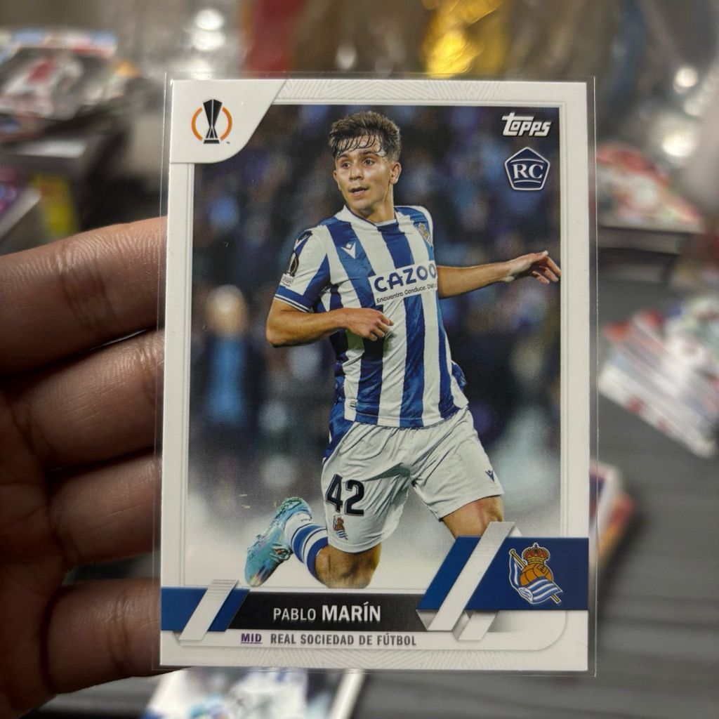Kartu Bola Pablo Marin Sociedad Topps Original