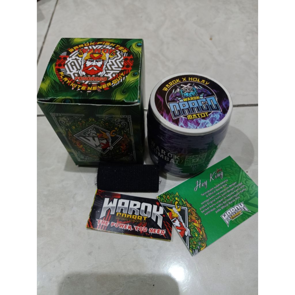 Gelasan Layangan warok draco Tajam