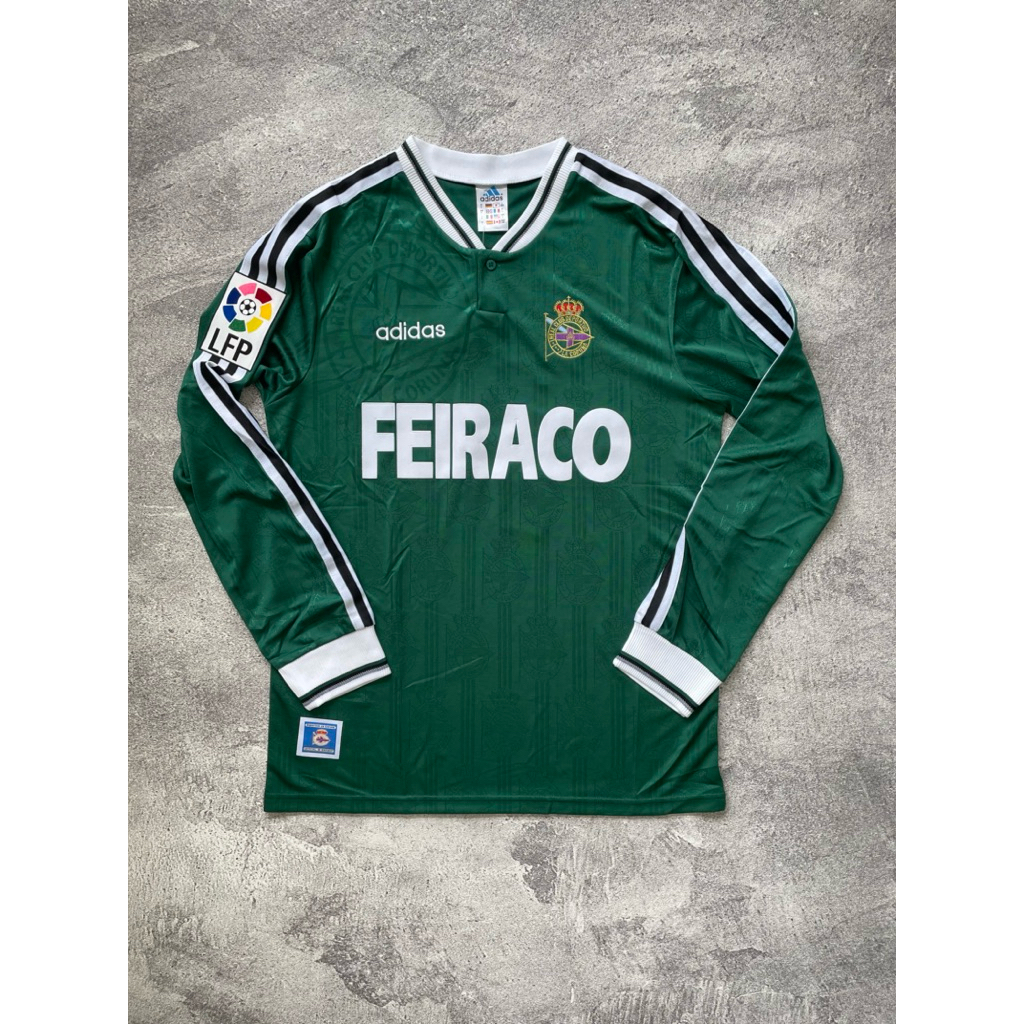 Jersey Rare Retro Deportivo La Coruna 1999-2000 Nns Roy Makaay Longsleeve