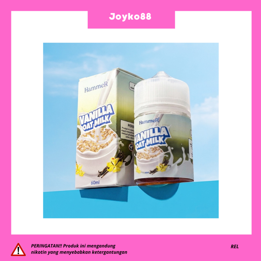 HAMMER VANILLA OAT MILK FREEBASE 60ML 100% AUTHENTIC