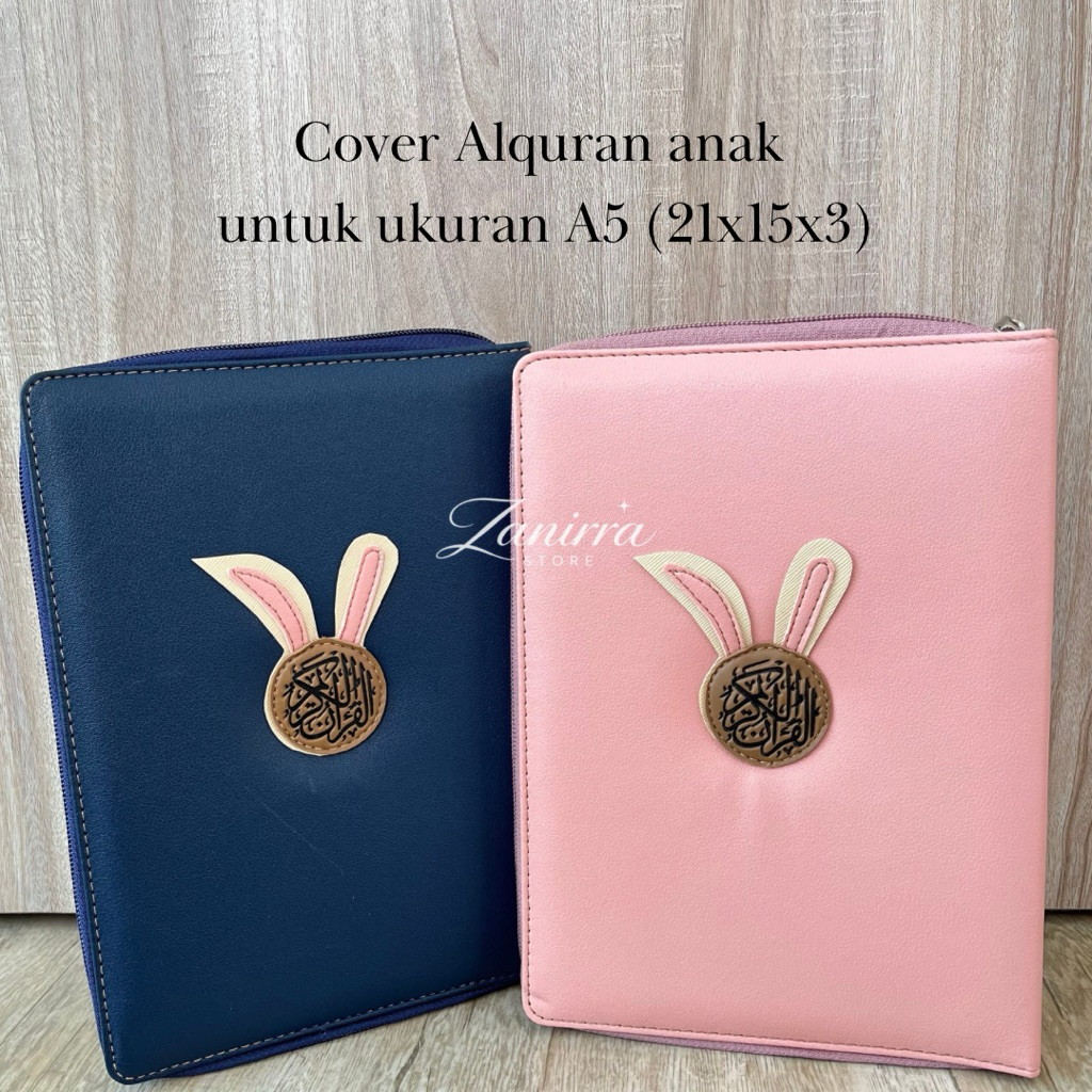 SAMPUL ALQURAN ANAK A5 RESLETING | COVER WADAH SARUNG JAKET DOMPET POUCH ZIPPER AL QURAN WATERPROOF 
