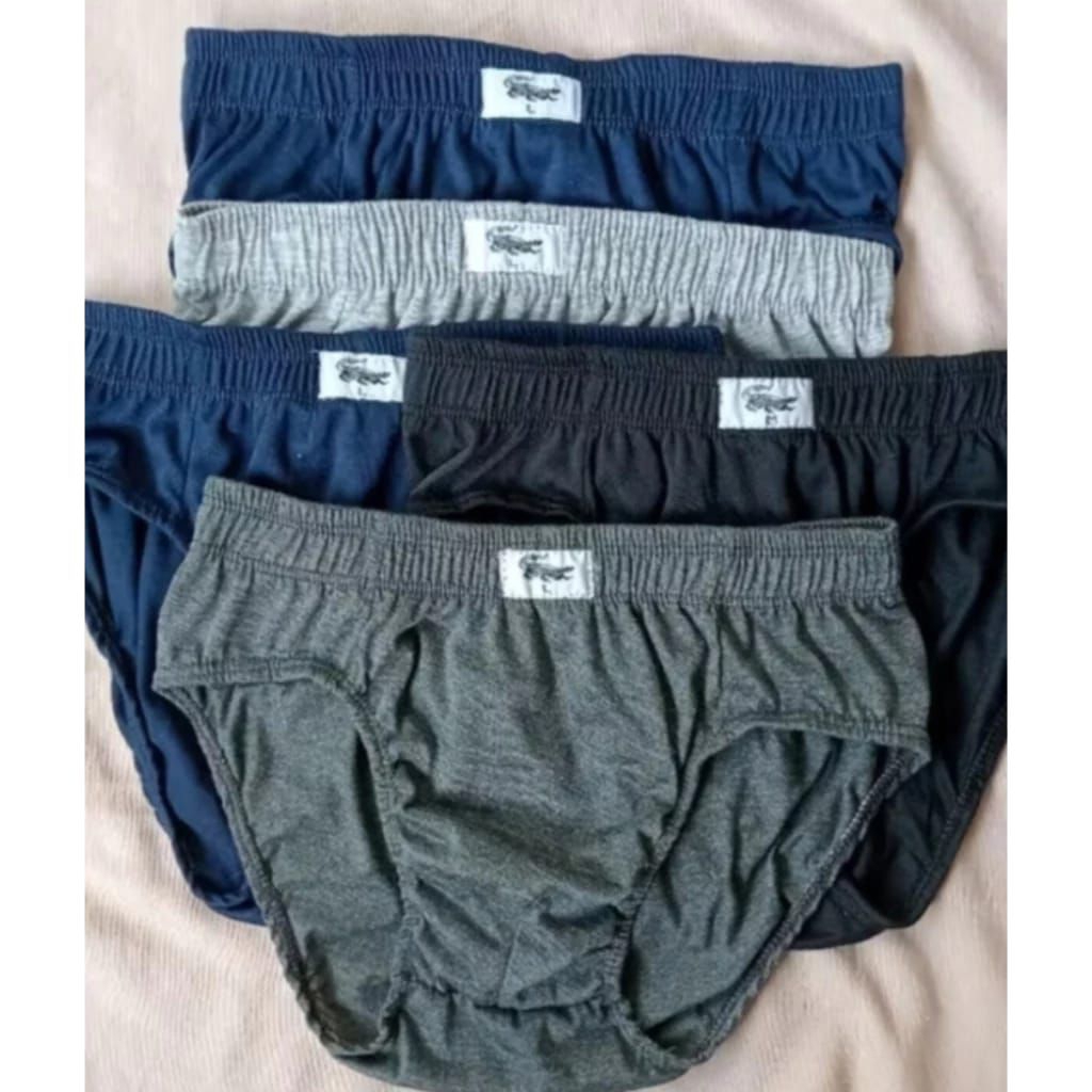 COD 12 Pcs Celana Dalam Pria Crocodile Warna Hitam Putih Cocok Untuk Dipakai Sehari Hari