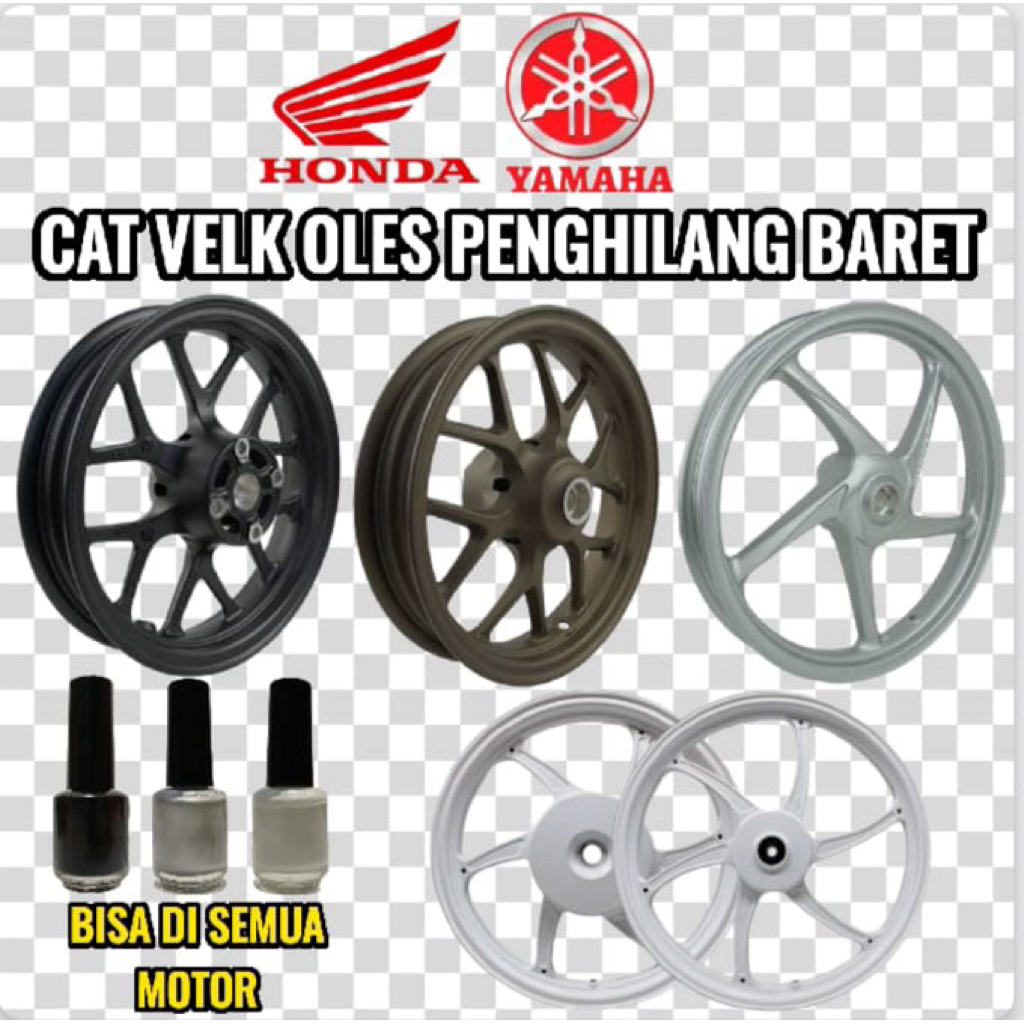 Cat Oles Penghilang Baret Velg Velk Motor Stylo Scoopy Vario Filano Fazio N Max Beat Aerox Fino Geni