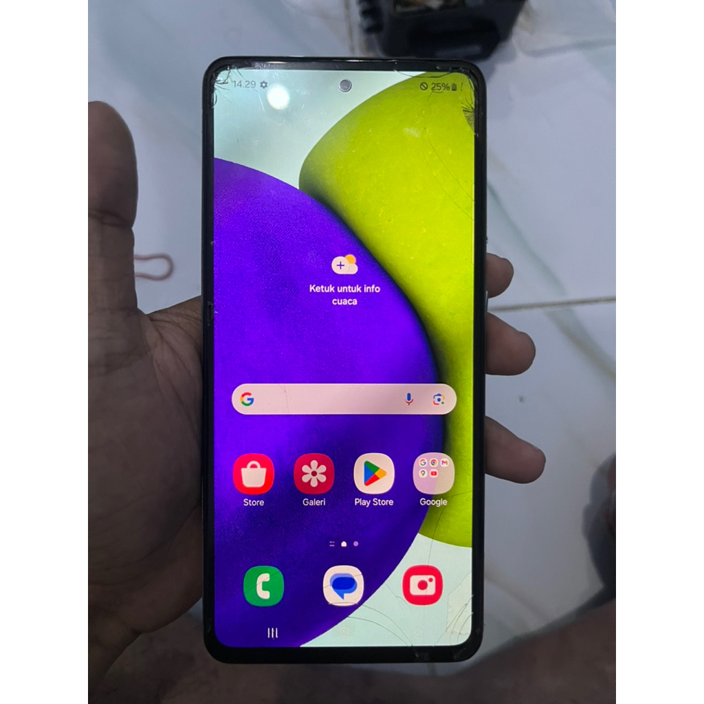 mesin Samsung a52 sinyal bulat