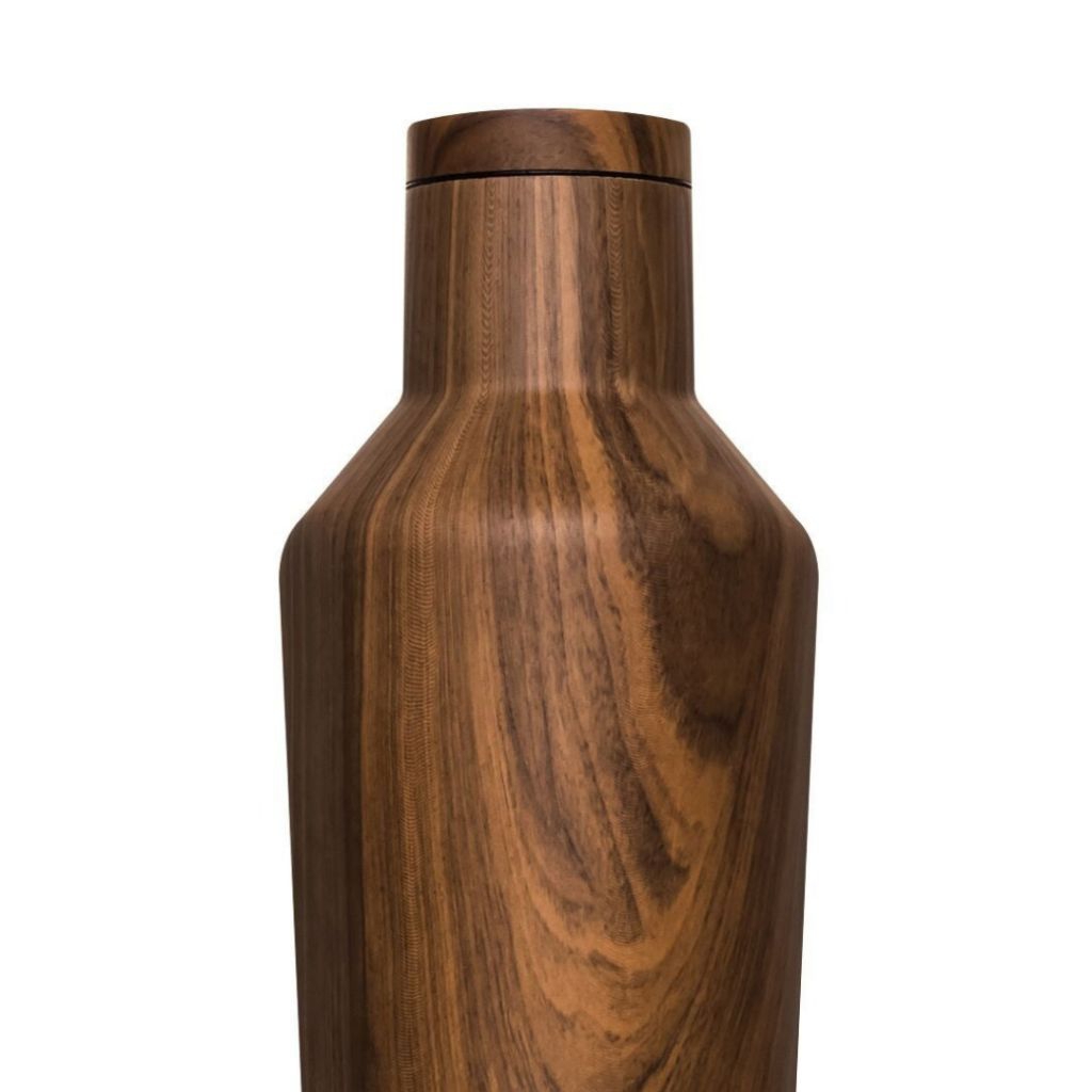 ready stock Corkcicle Canteen 16oz Walnut Wood (lid defect)