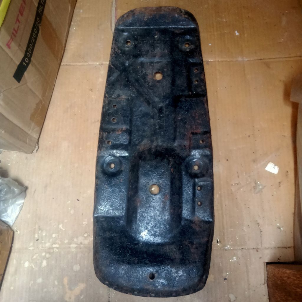 besi plat jok sadel yamaha ls3 as3 rd125 twin nos