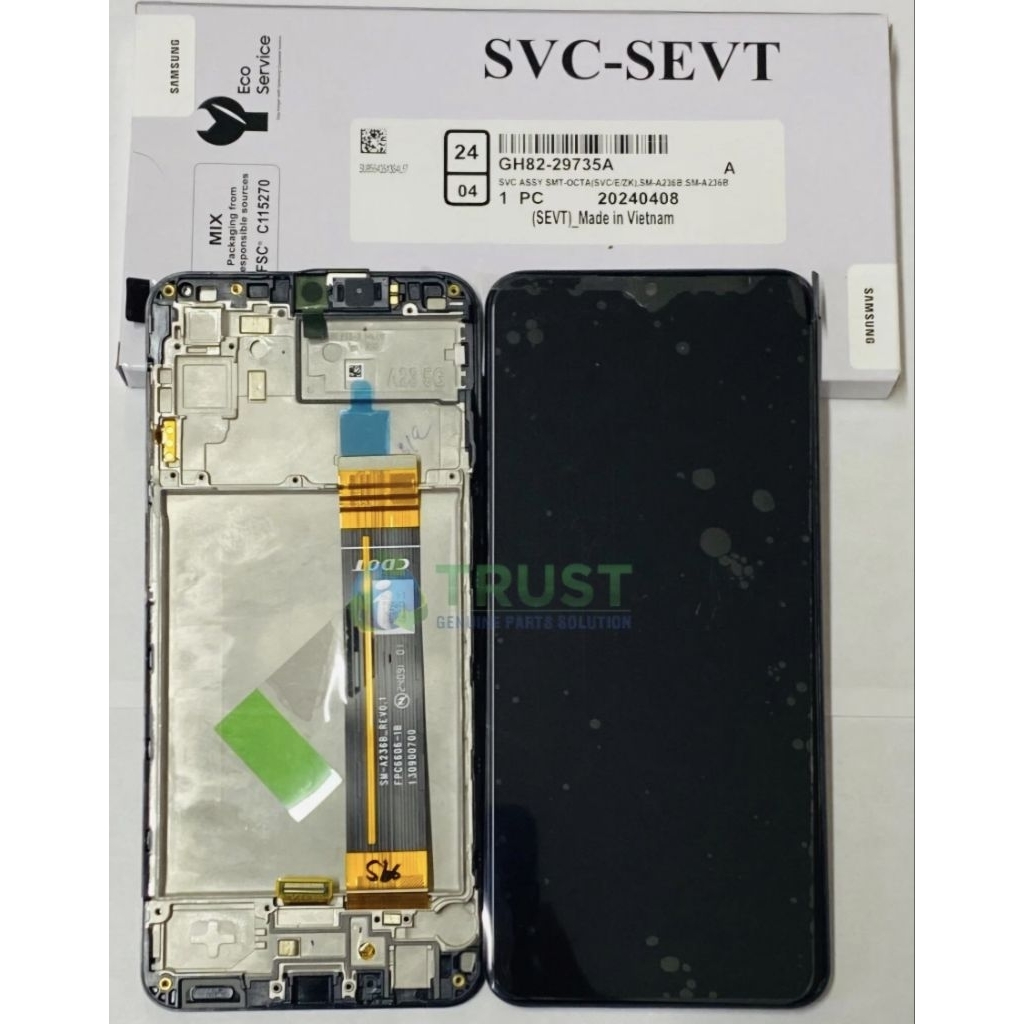 Lcd Copotan Samsung A23 5G Original Super Amoled + Frame