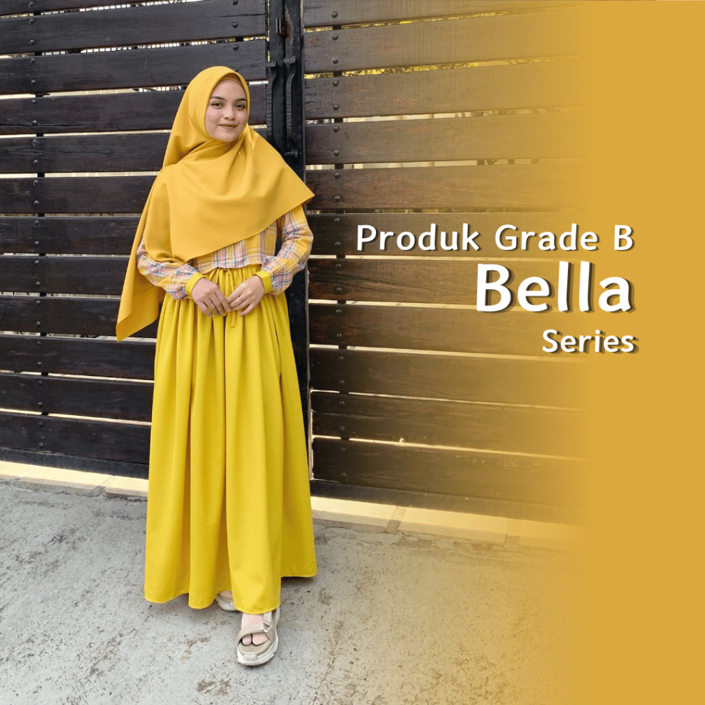 (READY STOCK) DRESS BELLA SERIES / DRESS GAMIS BUSUI / DRESS GAMIS WISUDA / DRESS ASYALIA GRADE B