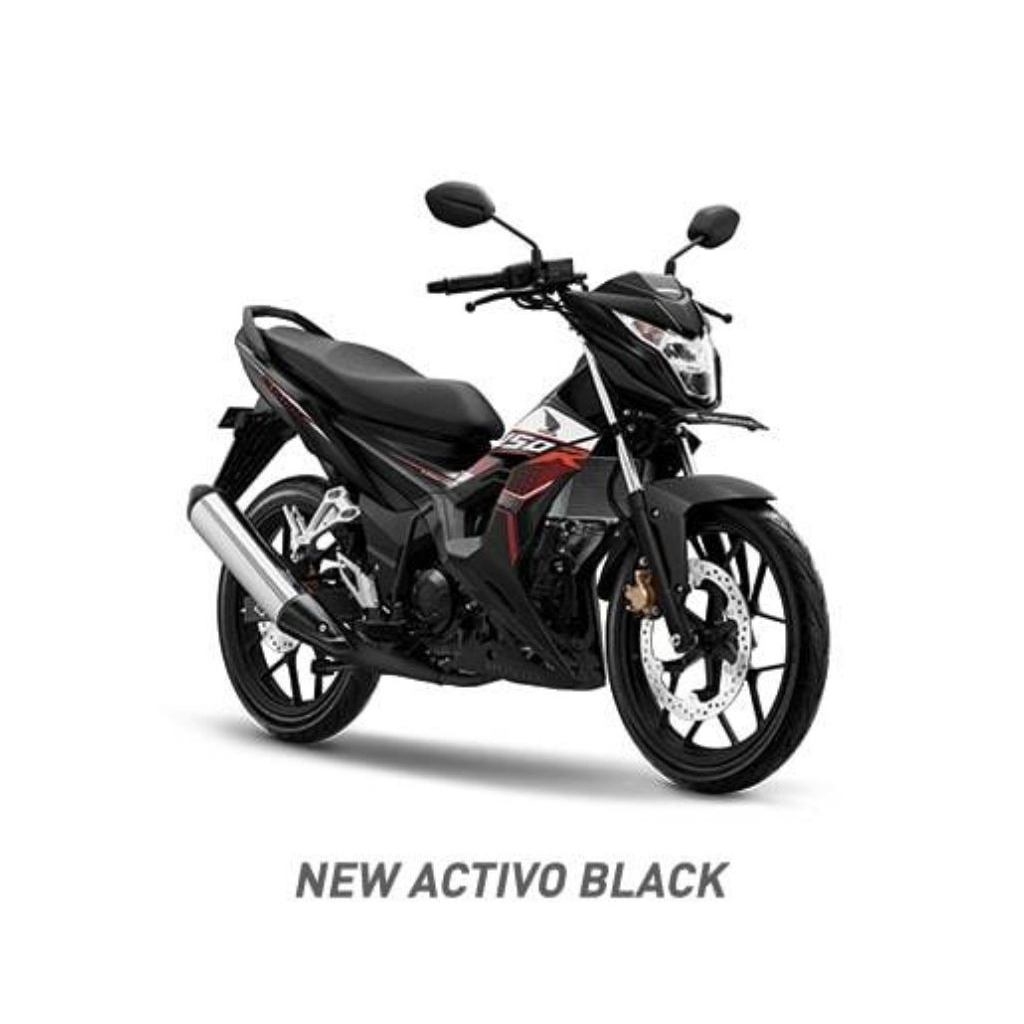 Sonic 150R Activo Black 2026 - cicilan Spaylater, Spinjam, FIF Wom finance, Mega finance Maybank BNI