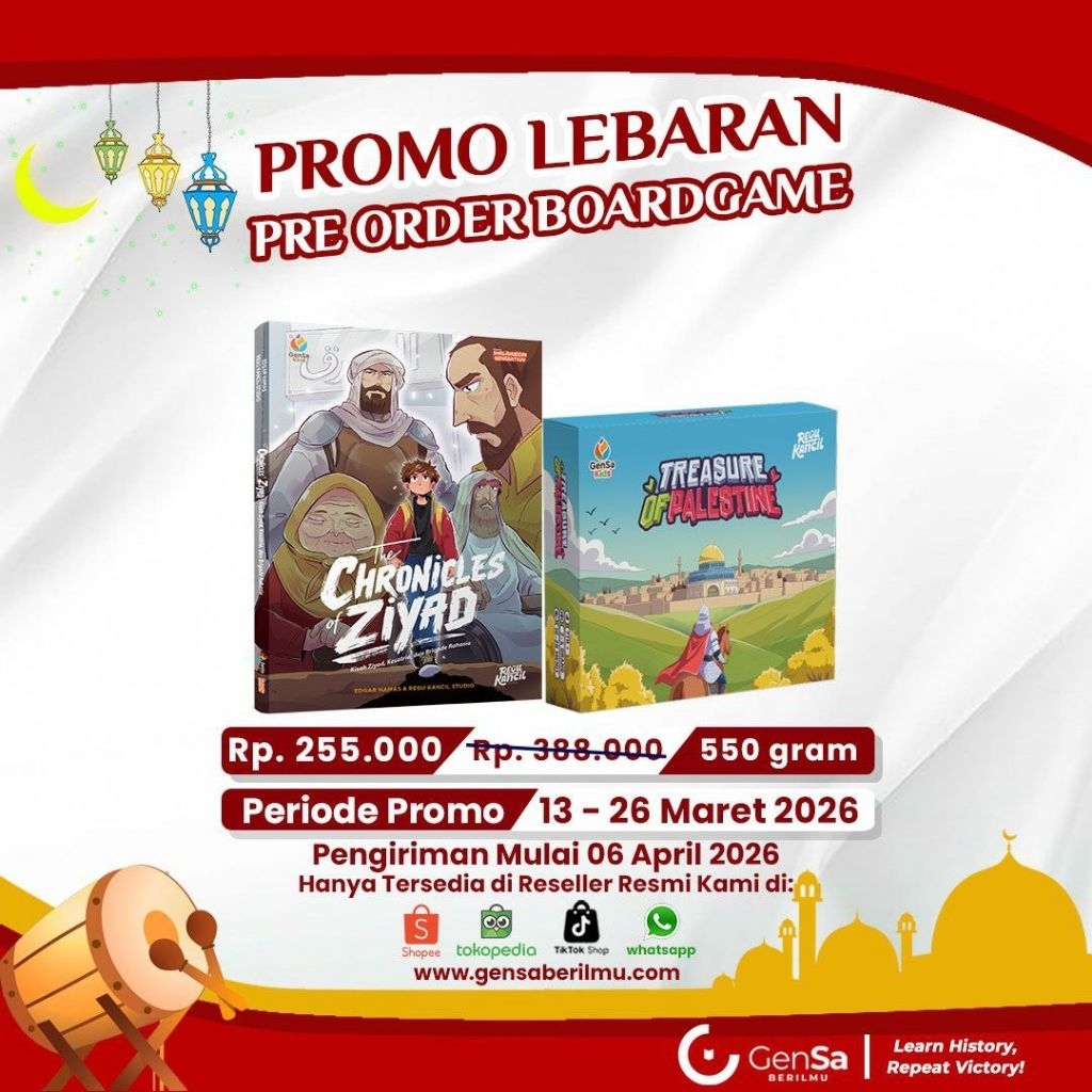 BUNDLING Boardgame ToP + Komik The Chronicles of Ziyad Gensa