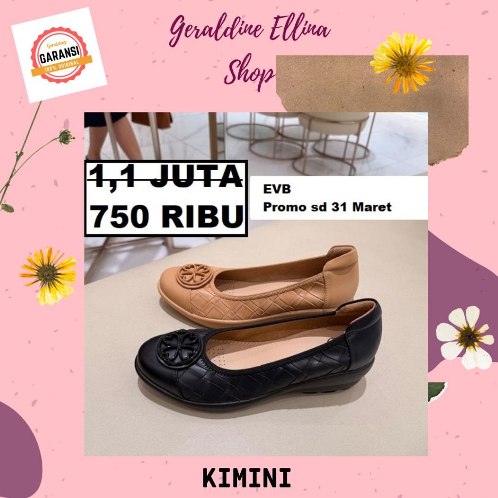 Sepatu wedges wanita EVB original sale seri ADRIA