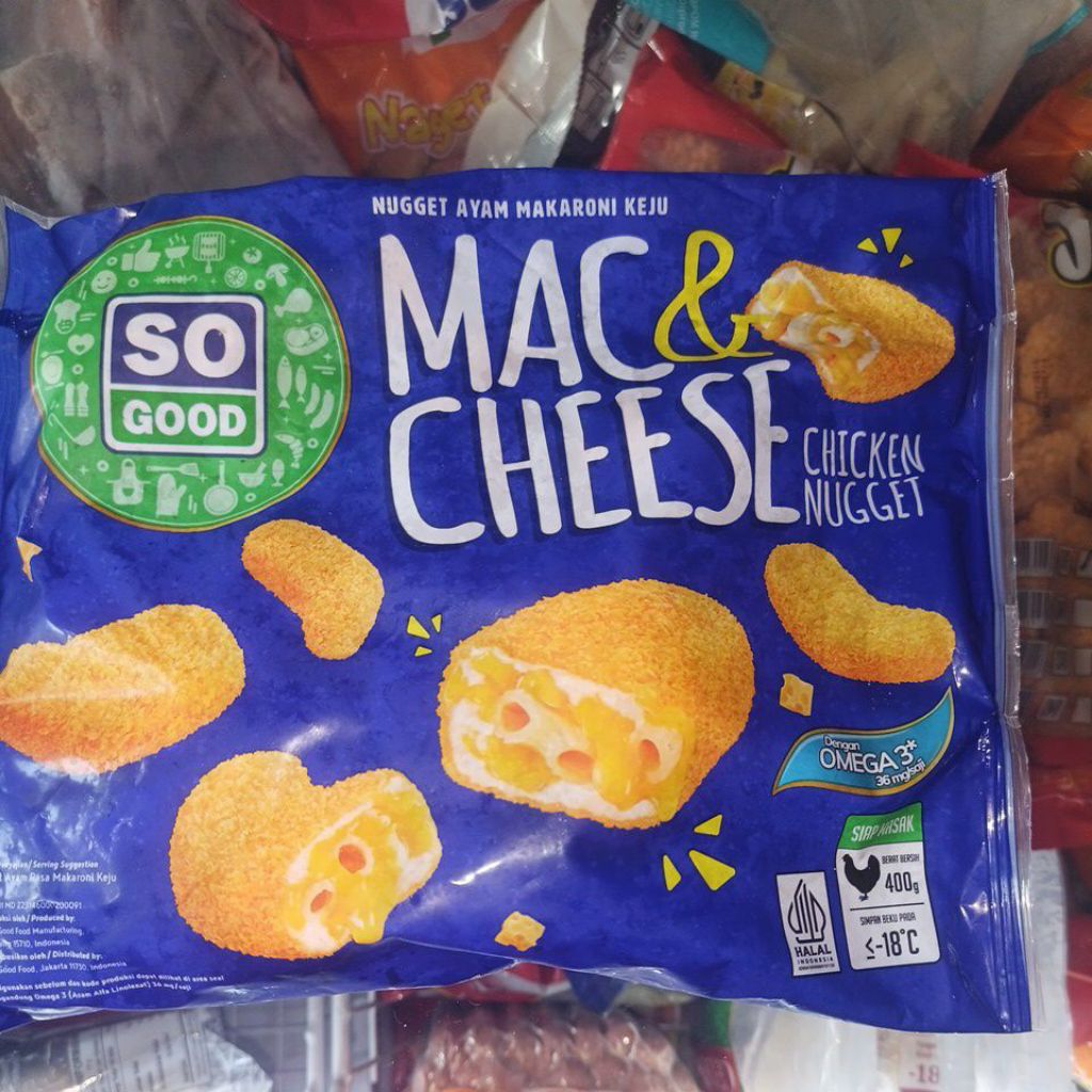 Nugget Keju Sapi So Good 400 Gram - Gurih, Lembut, Kriuk