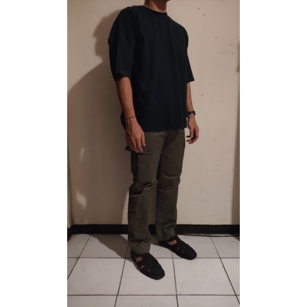 celana cargo green spyderbilt