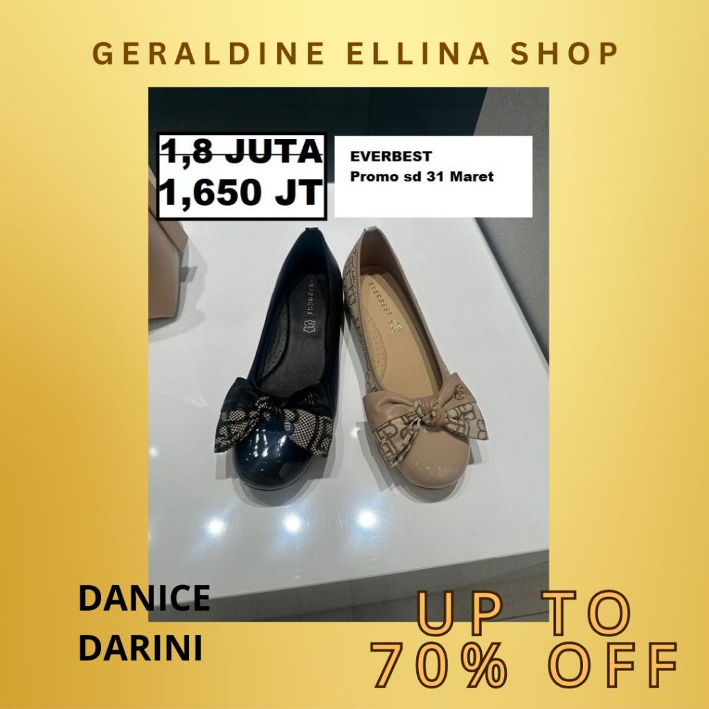 Sepatu everbest Wanita perempuan cewe cewek EVERBEST ORIGINAL 100% SERI DANICE