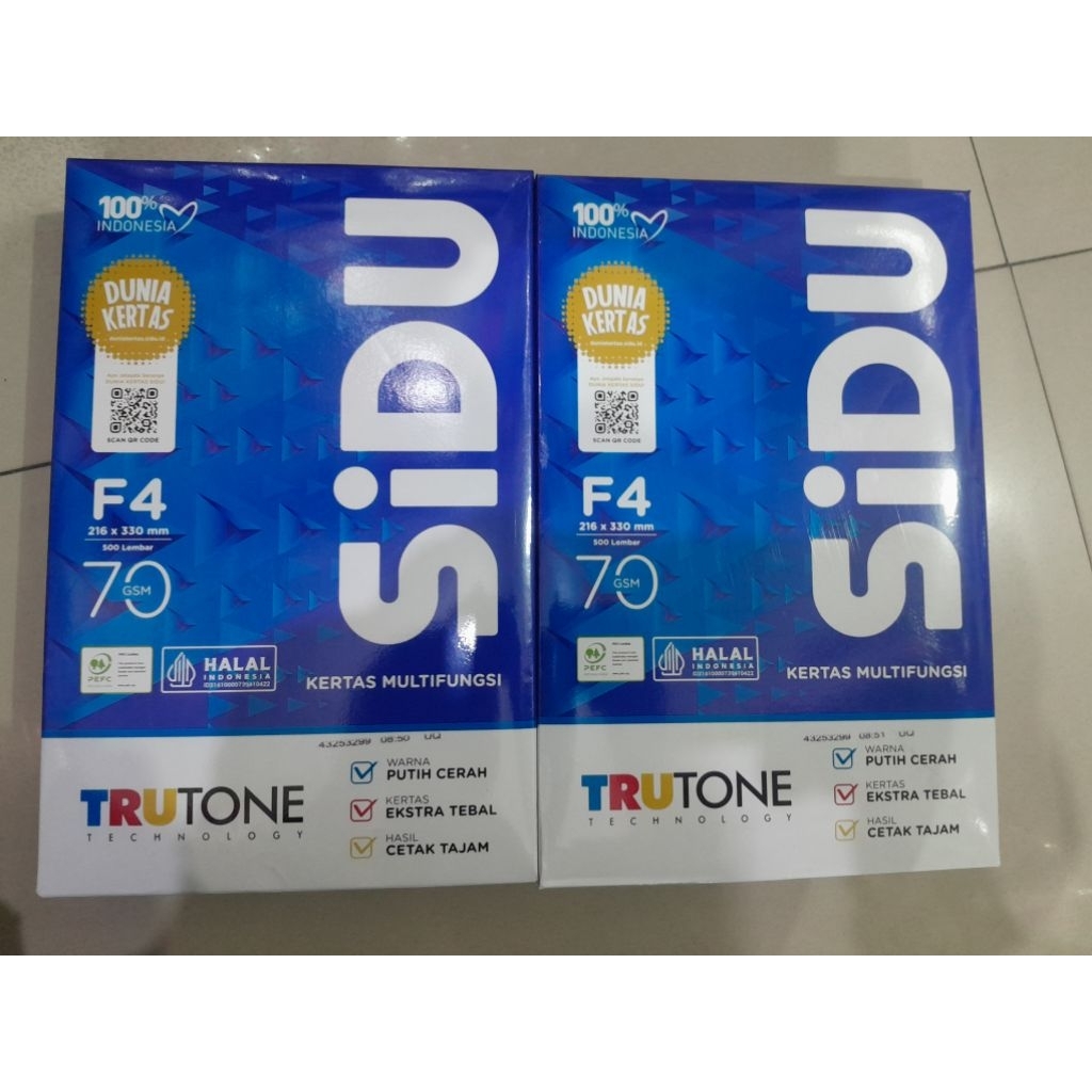 Kertas HVS A4 Sidu 70GSM - 500 lembar Berkualitas, A4