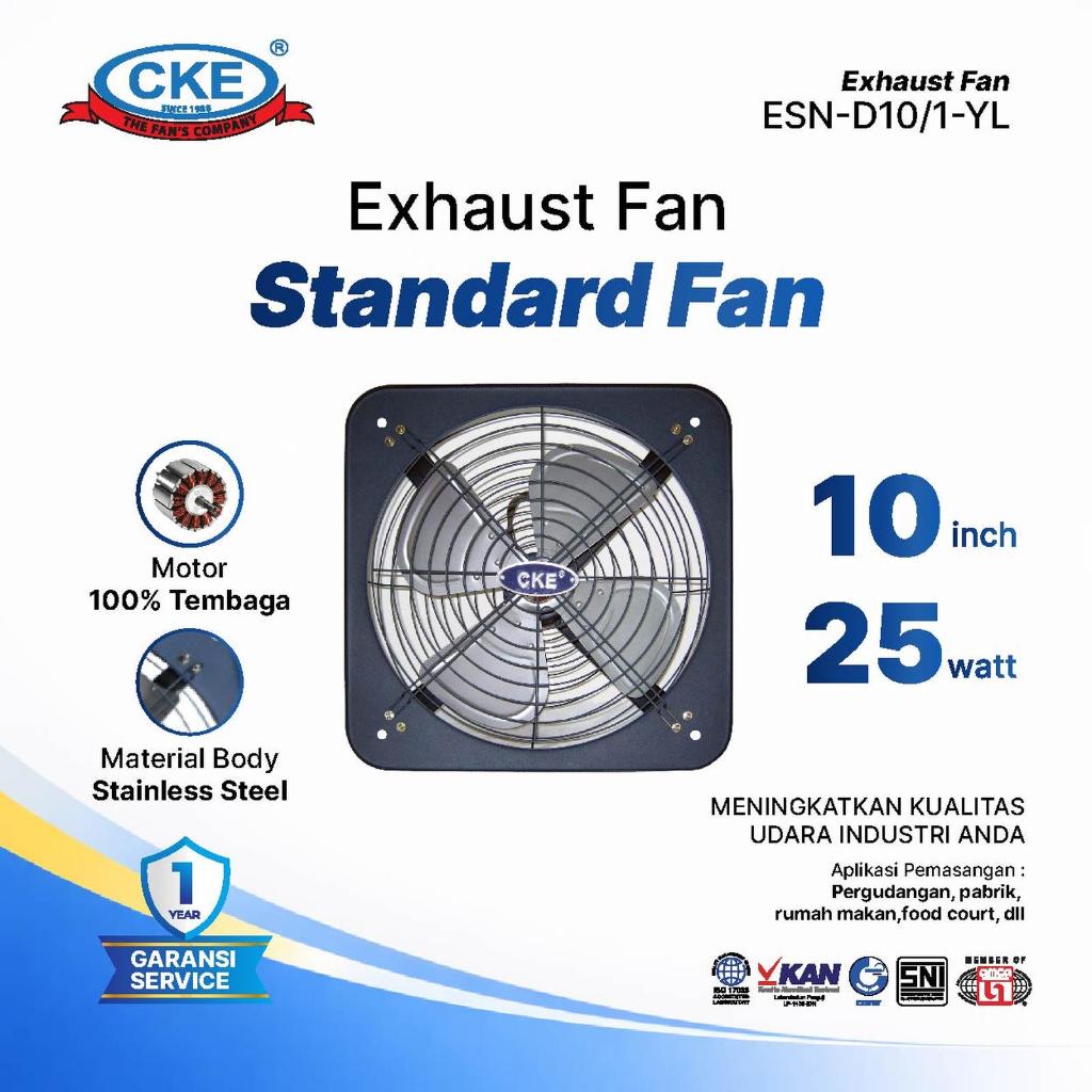 CKE Exhaust Fan 10 Inch Standard DBN Fan Rumah Toilet Gedung Dapur