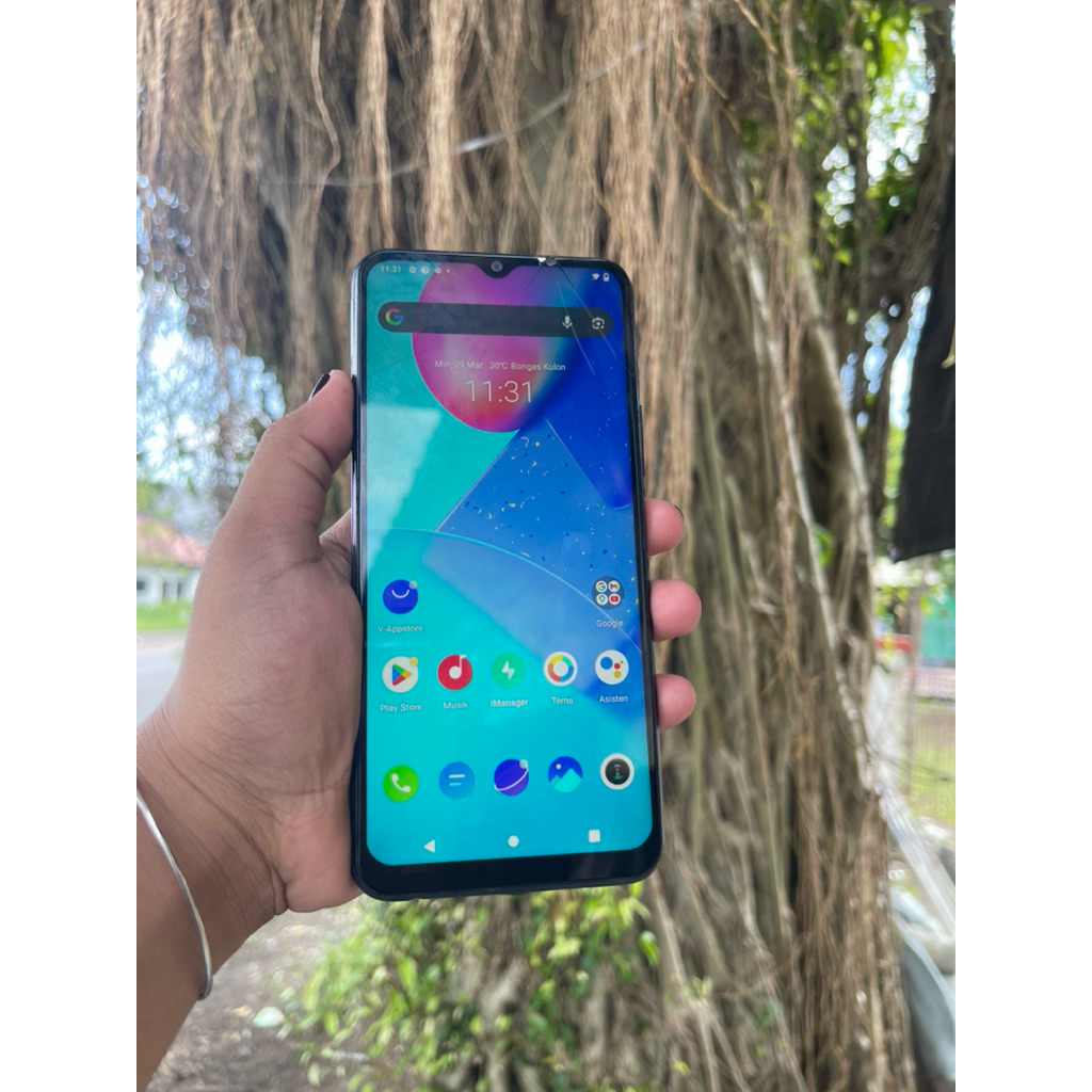 VIVO Y12s minus Tc retak sehelai halus SENTUH AMAN NORMal