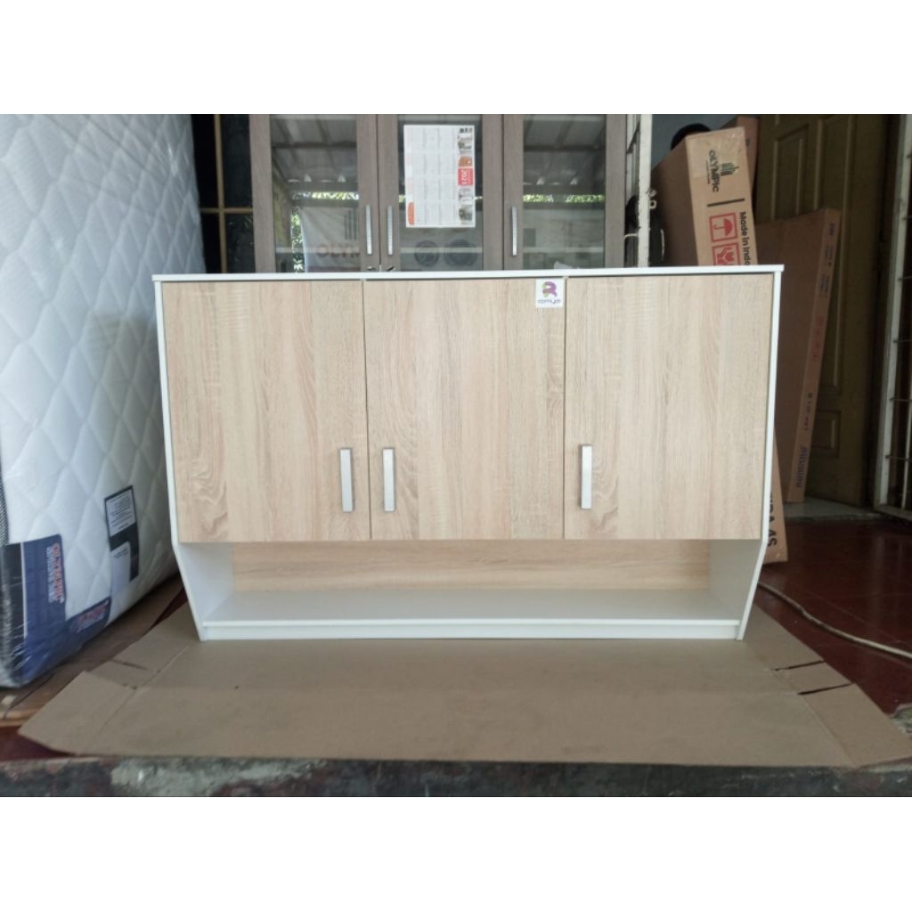 Lemari dapur gantung kitchen set atas 3 pintu Ramya Angel - bandung saja