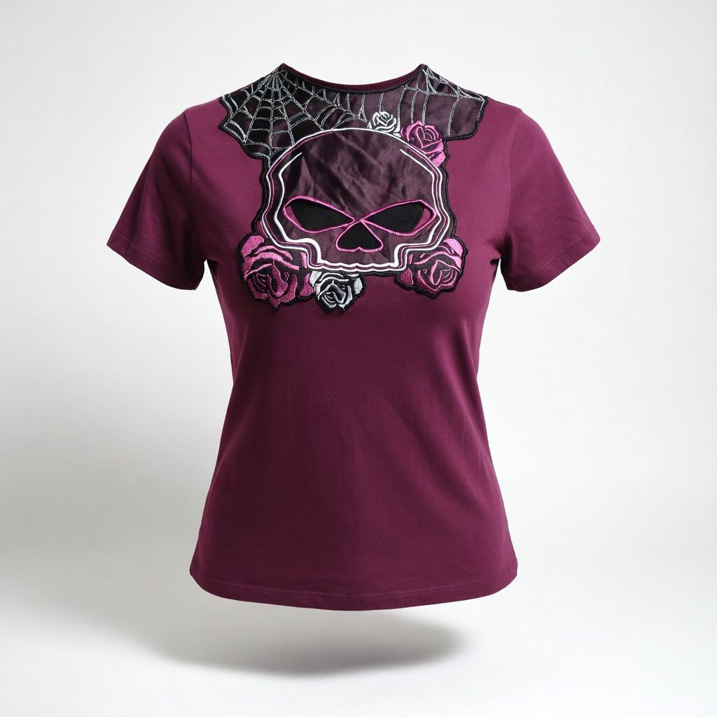 kaos semi backless babytee harley davidson bekas/second/pl/preloved