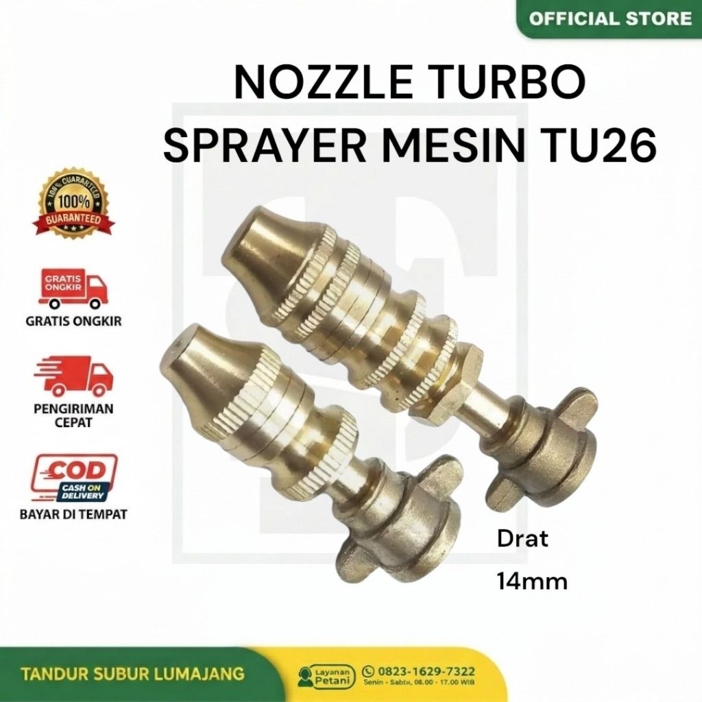 Nozzle Jet Turbo Thailand High Pressure Electric Sprayer: Dapat Dialing Atomisasi dan Long Range,