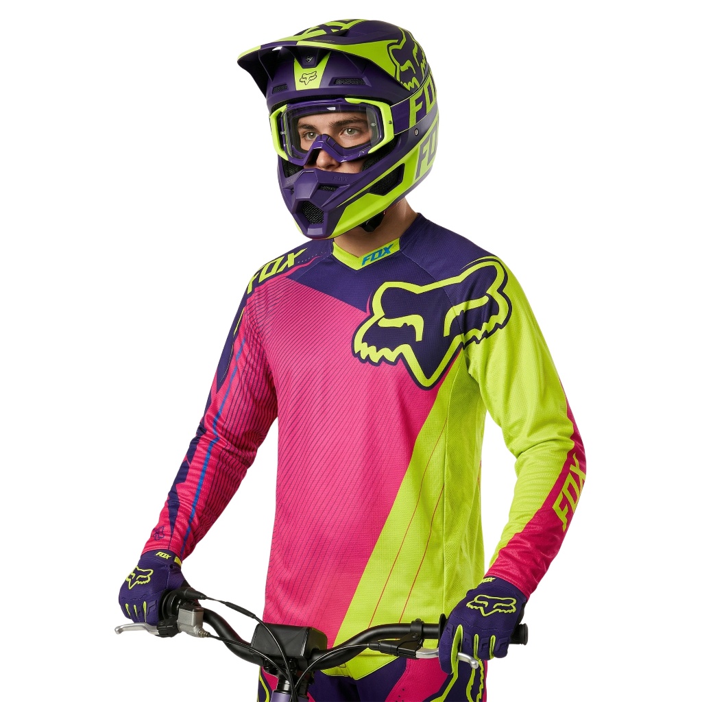 Fox 360 Flight Green Jersey Original Motocross Trail