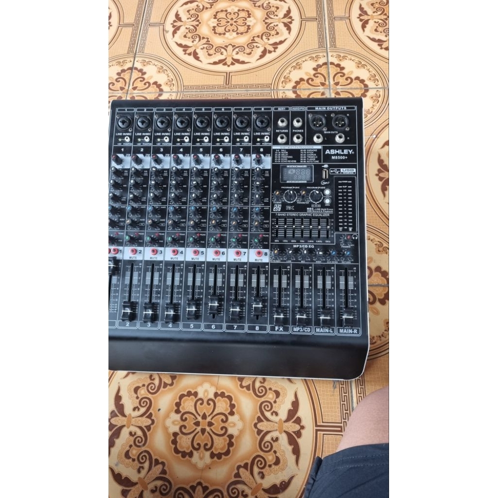 Power Mixer Ashley M8500+ 8ch