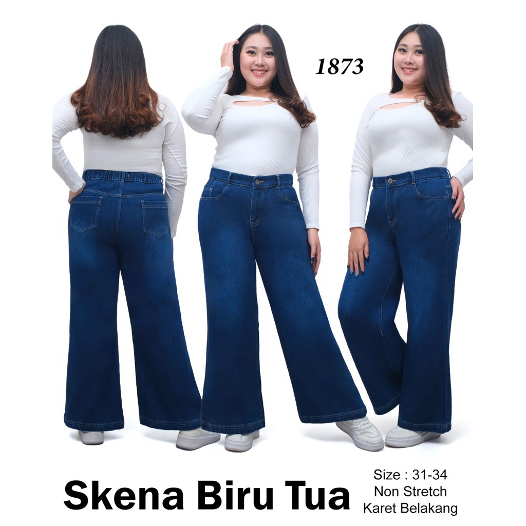 T-3000 Skena Dark Blue Culottes Jeans