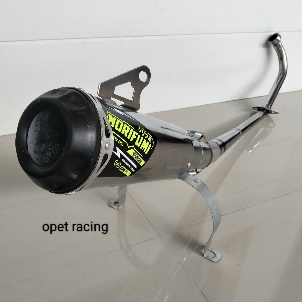 Kenalpot racing NORIFUMI satria Fu karbu satria Fu injeksi Jupiter MX old Jupiter MX new/135