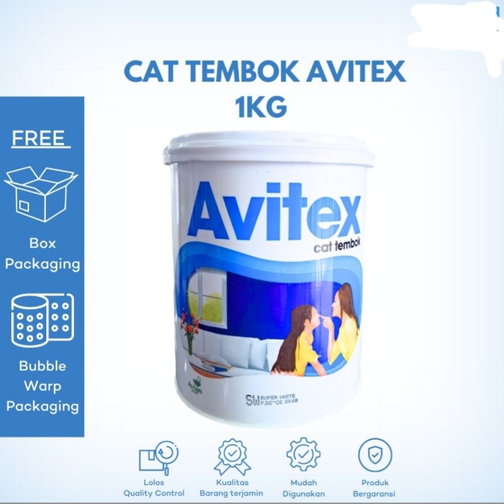 Avitex 1 Kg Cat Tembok Warna Putih