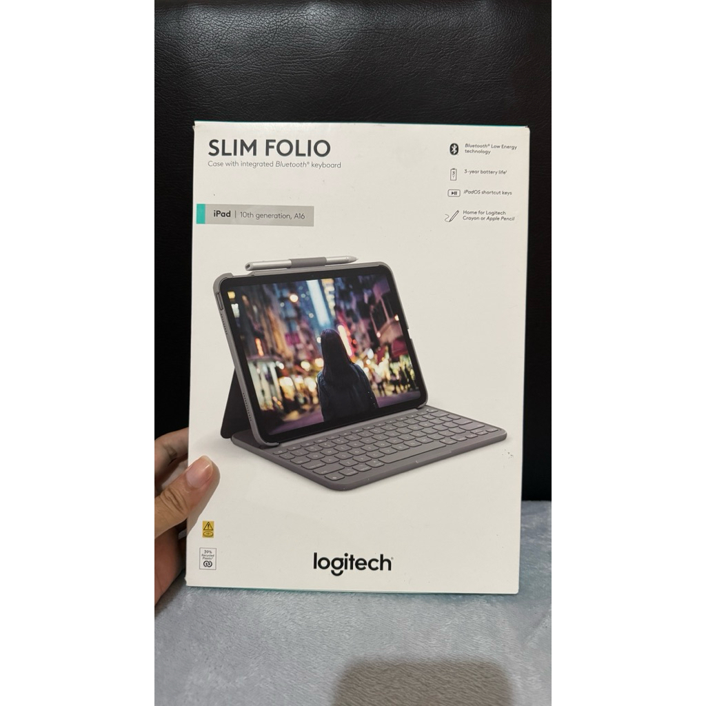 KEYBOARD LOGITECH SLIM FOLIO UNTUK IPAD 10/11 BNOB