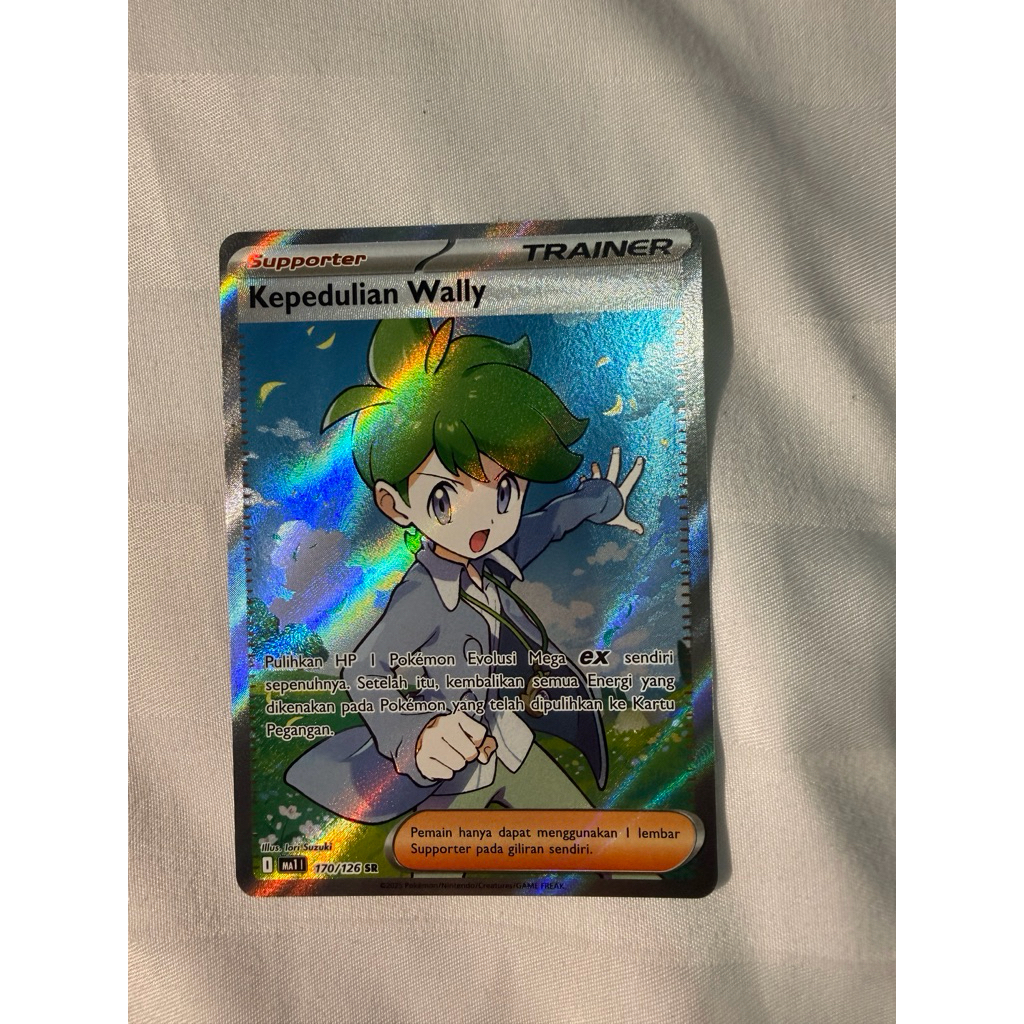 Kartu Pokemon Kepedulian Wally SR ( 170/126 )