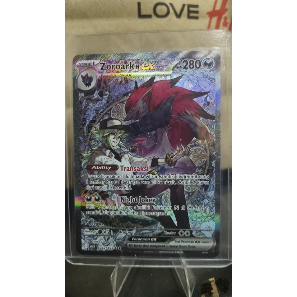 ZOROARK SAR INDO pokemon tcg