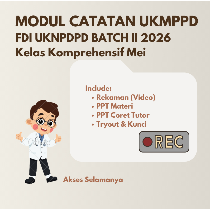 BUKU FDI BIMBEL UKMPPD 2026 PERSIAPAN UJIAN BELAJAR KEDOKTERAN UKNPDPD MEI SCT UKDI FUTURE DOCTOR IN