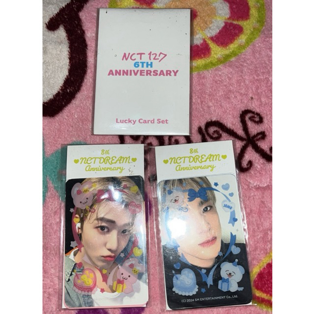 lucky card taeyong MD anniversary card nct dream jeno jaemin