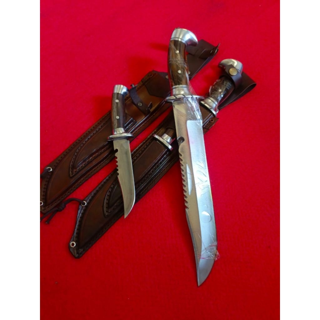 Pisau Rambo Set Anak Fulltang Duralium