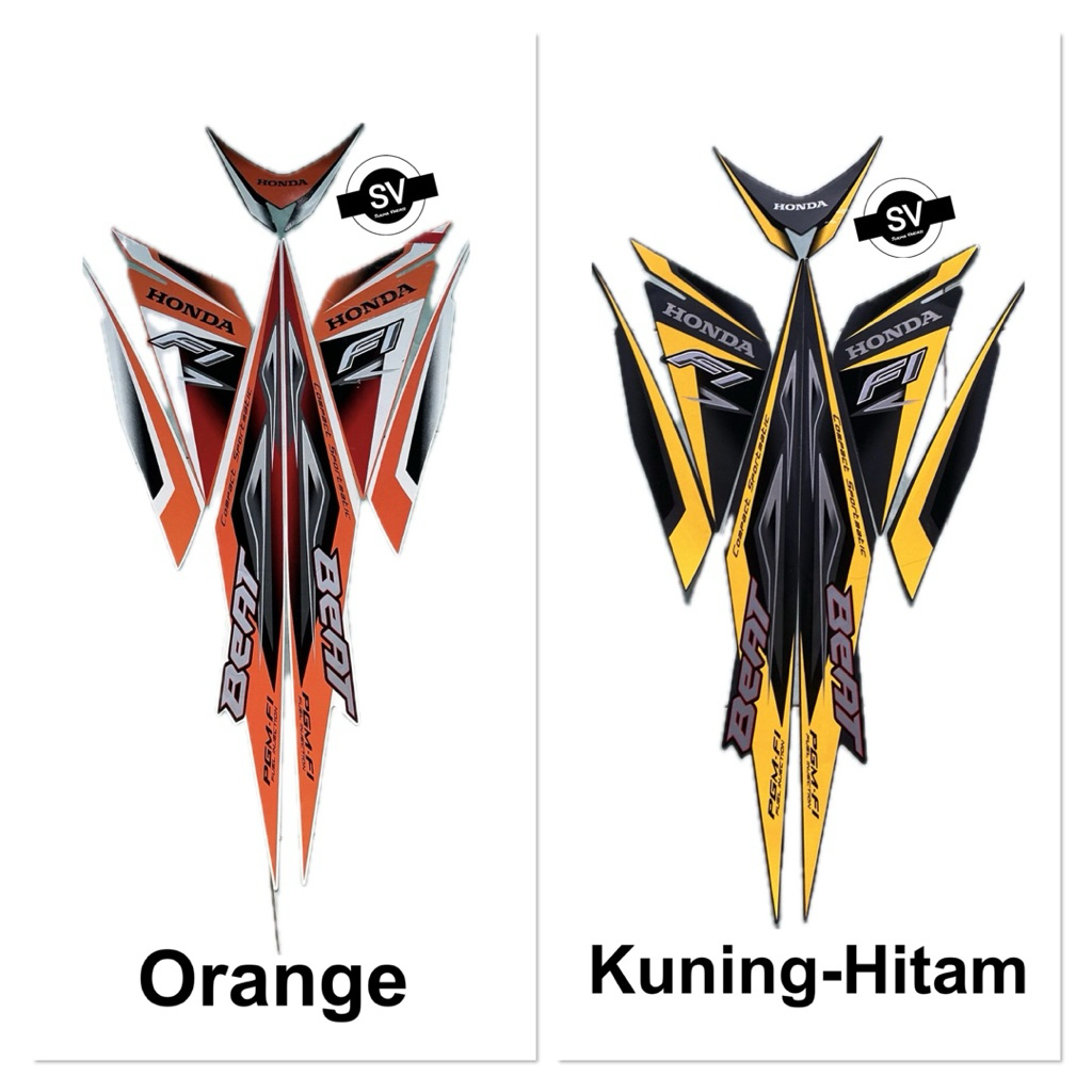 STIKER STRIPING LIS MOTOR HONDA BEAT COMBI 2014