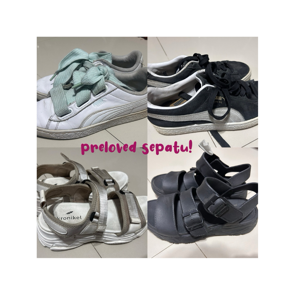 preloved sepatu (skechers, kronikel, pm)