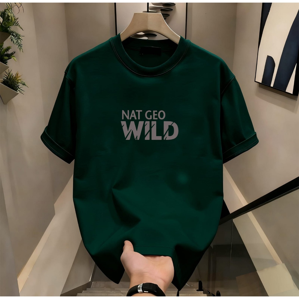 Kaos Pria Unisex Wrangler XL Hitam 100% Katun